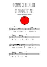 Pomme de reinette et pomme d'api